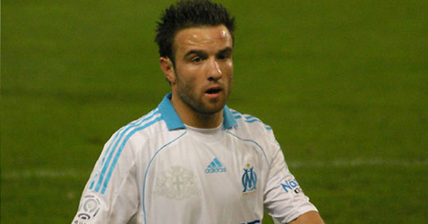 Mathieu Valbuena sous le maillot de l'OM