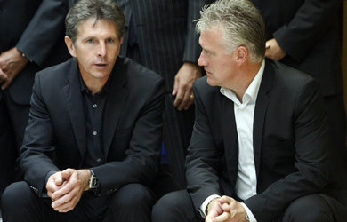 Claude Puel et Didier Deschamps