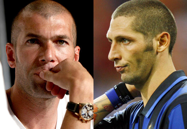 Zinedine Zidane et Marco Materazzi