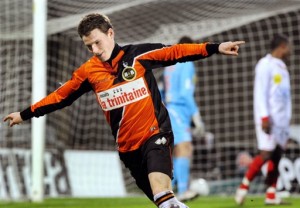 Kevin Gameiro, l'attaquant de Lorient