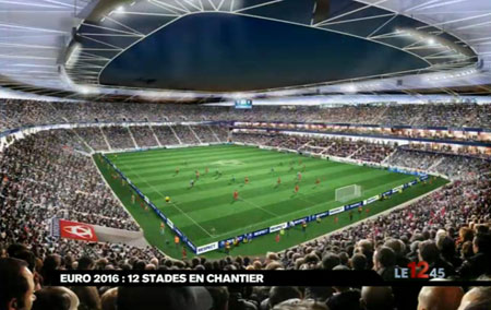 Stade de Bordeaux pour l'Euro 2016
