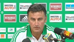 L'entraineur de Saint-Etienne, Christophe Galtier