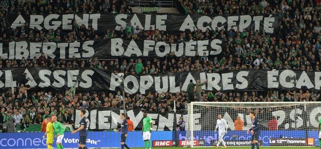 Banderole ASSE PSG