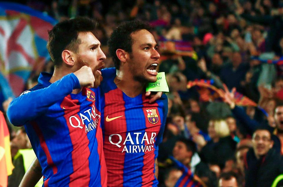 Neymar et Messi